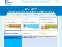 Tablet Screenshot of coolcows.com.au